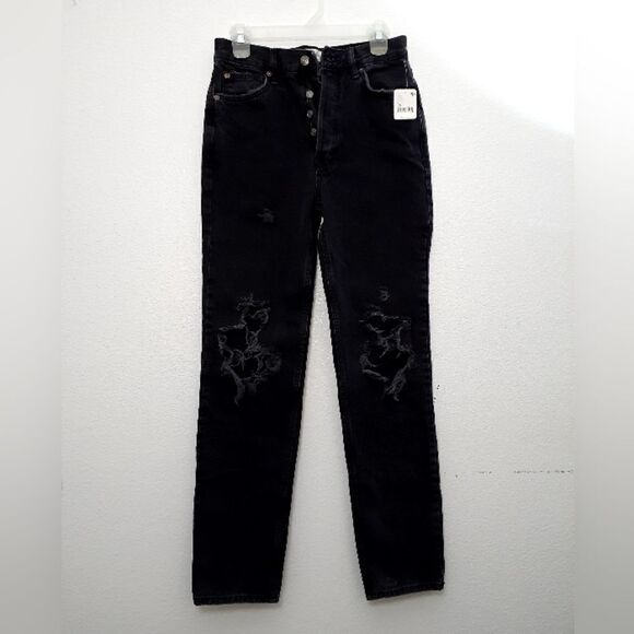 NWT FREE PEOPLE high rise lasso jeans - Picture 3 of 6